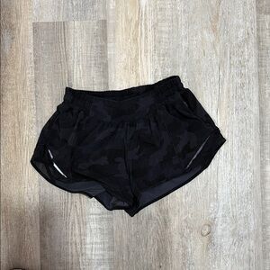 lululemon athletica Black Camo Running Shorts